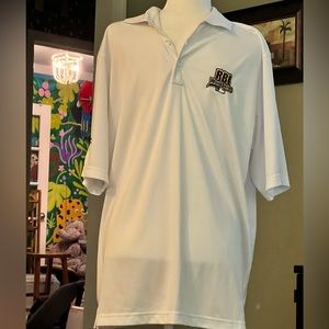 Men’s Large White Antigua MLB World Series polo